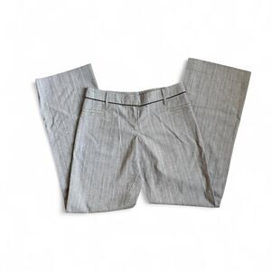 2000s Y2k Pinstripe Gray Office Siren Pants Size 2